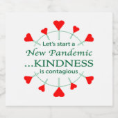 親切にする ビールラベル (シングルラベル)