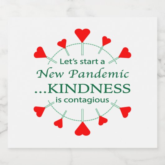 親切にする ビールラベル (シングルラベル)