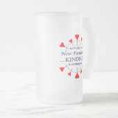 親切にする フロストグラスビールジョッキ (正面右)