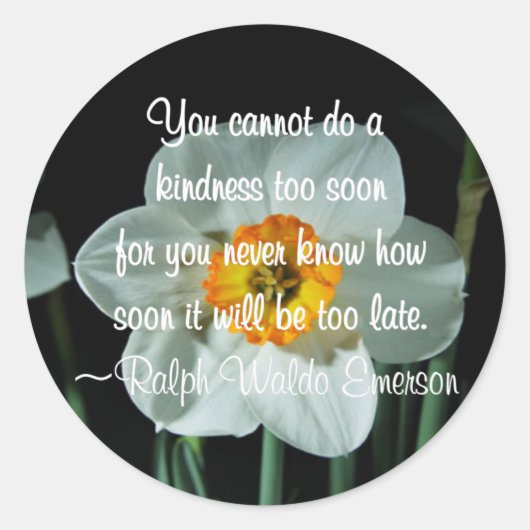 親切にする ラウンドシール (正面)