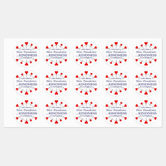 親切にする ラベル (シート)