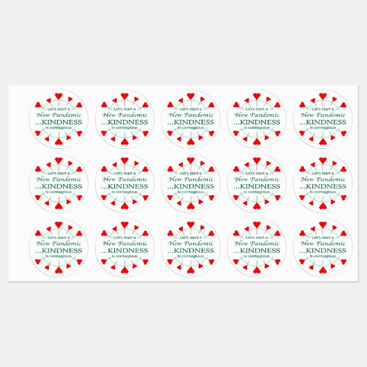 親切にする ラベル (シート)