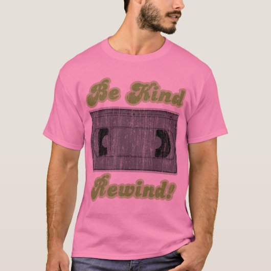 親切にする、巻き戻す Tシャツ (正面)