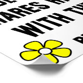 親切についての箴言22:9 ポスター (角)