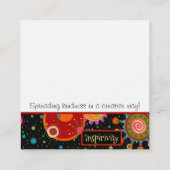 親切にインスピリシブハッピーカインドカード スクエア名刺 (裏面)