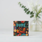 親切にインスピリシブハッピーカインドカード スクエア名刺 (スタンド正面)