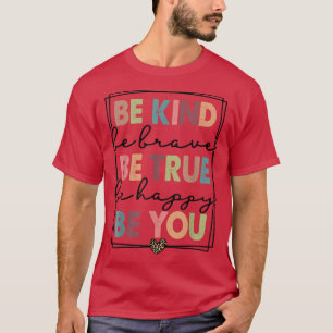 親切に勇気を持って本当に幸せになれYou Leopard H Tシャツ