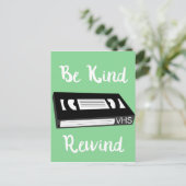 親切に巻き戻しポストカード！ ポストカード (スタンド正面)