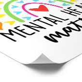 親切に心ヒョウ虹メンタルヘルスPr ポスター (角)