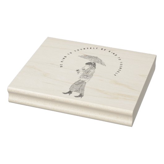 親切に思う ラバースタンプ (スタンプ)