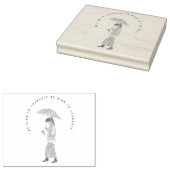 親切に思う ラバースタンプ (押印)