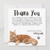 親切に感謝の代用人間ありがとうOC シーズンカード (正面)