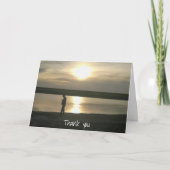 親切に折り畳まれたノートカードをありがとう サンキューカード (正面)