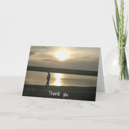 親切に折り畳まれたノートカードをありがとう サンキューカード (正面)