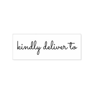 親切に書ゴム印に渡す ラバースタンプ