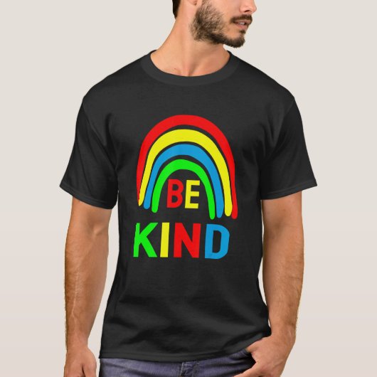 親切に私たちは皆人間である Tシャツ (正面)