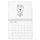 親切に私にも感覚がある カレンダー (2月 2027)