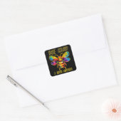 親切に私は自閉症だ スクエアシール (封筒)