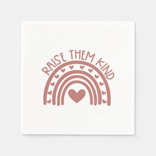 親切に育てる スタンダードカクテルナプキン (正面)