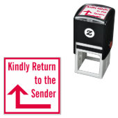 "親切に送信者に戻る" +矢印ゴム印 セルフインキングスタンプ (インサイチュ)