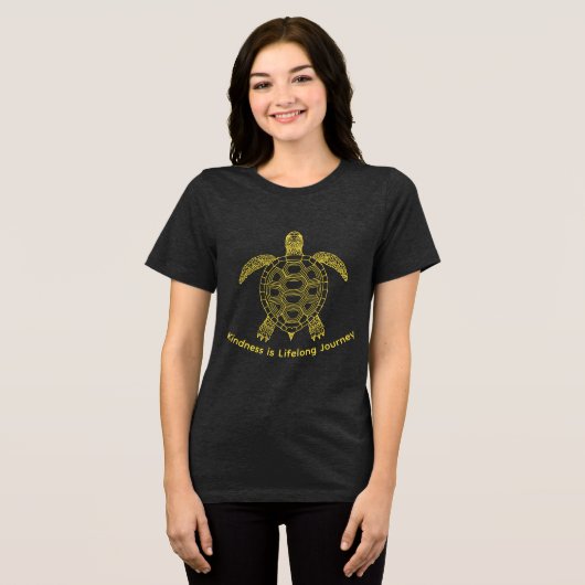 親切に トライブレンドＴシャツ (正面全面)