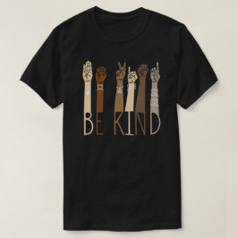 親切に – 手話 – 平和 Tシャツ