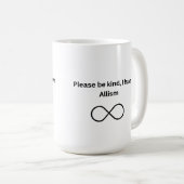 親切に、私はallism mugを持っている コーヒーマグカップ (正面右)