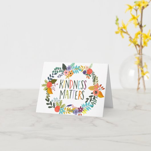 親切の問題 カード (黄色い花)