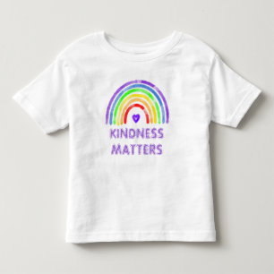 親切の問題 レインボー トドラーTシャツ