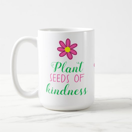 親切の種をまく コーヒーマグカップ (左)