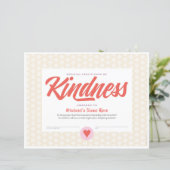 親切の証明書 (スタンド正面)