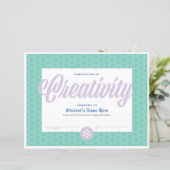 親切の証明書 (スタンド正面)