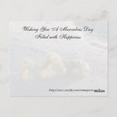 親切はがきのランダムな行為 – コンチ/ビーチ ポストカード (裏面)