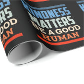 親切は人間の親切な平等を正す ラッピングペーパー (ロールコーナー)