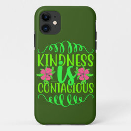 親切は伝染する感動的引用文 iPhone 11 ケース