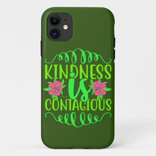 親切は伝染する感動的引用文 Case-Mate iPhoneケース (裏面)