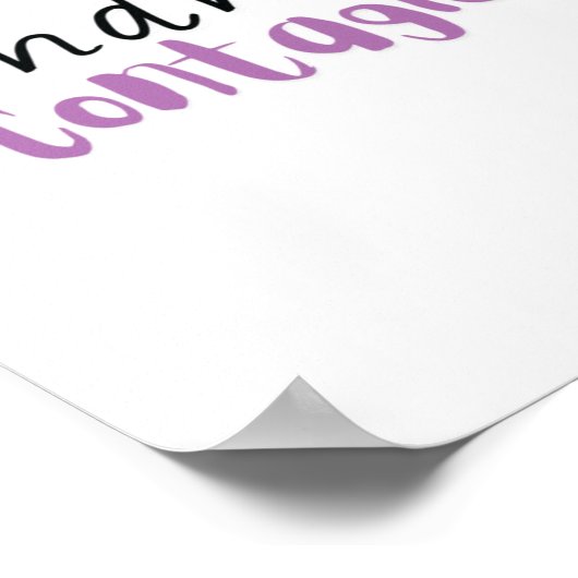 親切は伝染する ポスター (角)