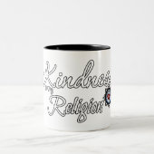 親切は僕の宗教だ ツートーンマグカップ (中央)