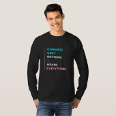 親切は全てを意味する以外の何も費用を要しない – Inspi Tシャツ (正面フル)