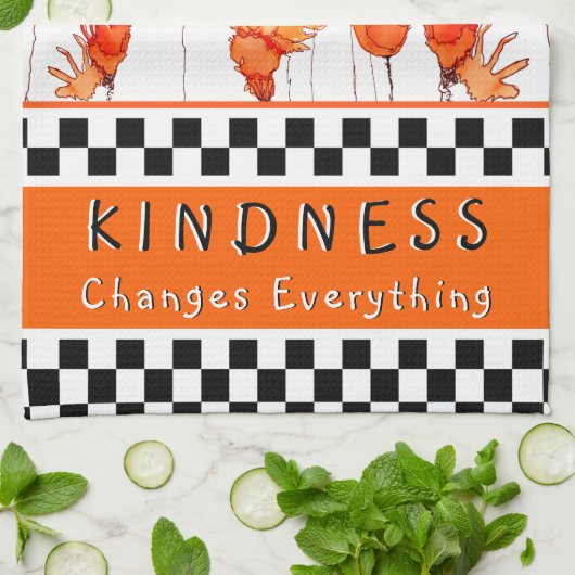 親切は全てケシを変えるキッチンタオル キッチンタオル (折り畳み)