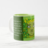 親切は完璧な錬金術のコーヒーマグである ツートーンマグカップ (正面左)