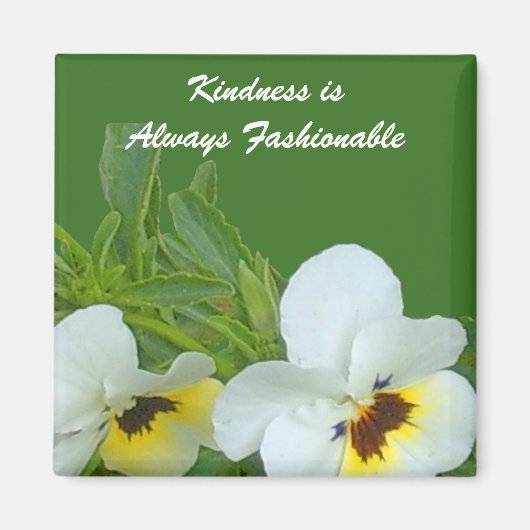 親切は常にファッショナブルな磁石 マグネット (正面)