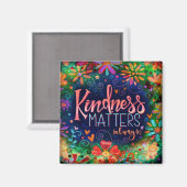 親切は常にフローラ人気があるインスピレーション マグネット (正面/裏面)