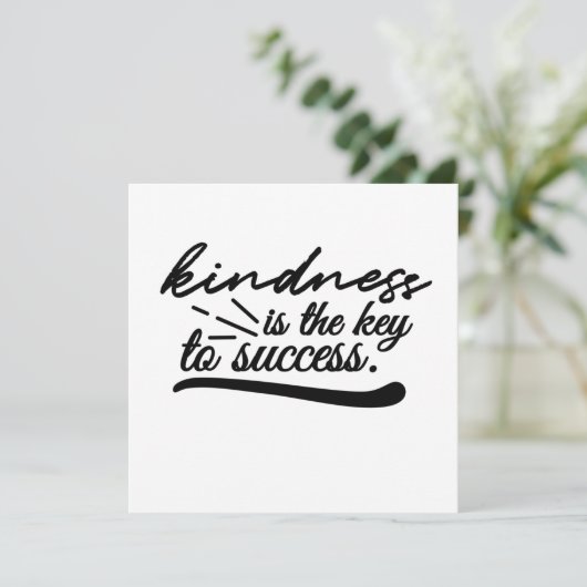 親切は成功の鍵引用文 招待状 (スタンド正面)