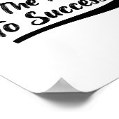 親切は成功への鍵引用文 ポスター (角)