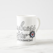 親切は暴力団 ボーンチャイナマグカップ (正面右)