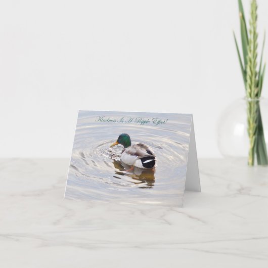 親切は波及効果だ！ ノートカード (正面)