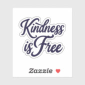 親切は無料ステッカー シール (シート)