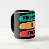 親切は無料 マグカップ (正面左)