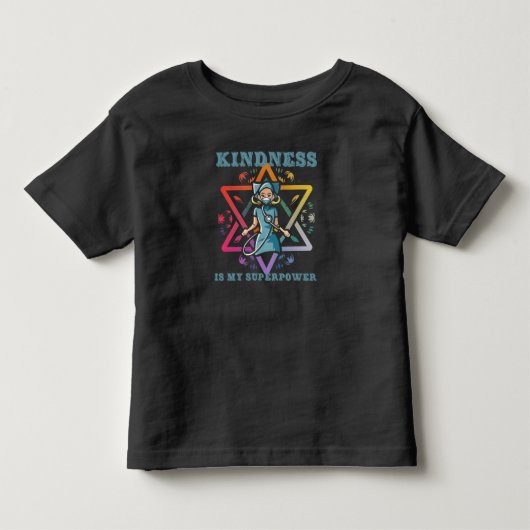 親切は私の超大国 トドラーTシャツ (正面)